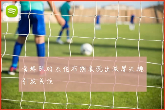黄蜂队对杰伦布朗表现出浓厚兴趣引发关注