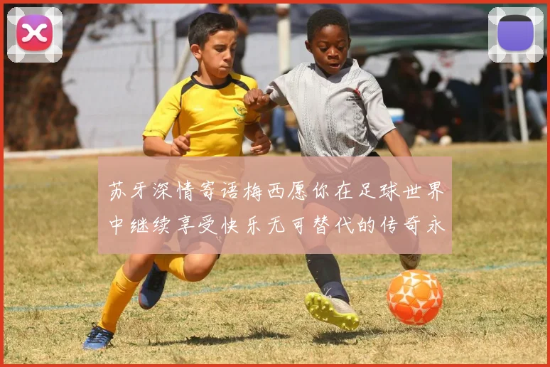 苏牙深情寄语梅西愿你在足球世界中继续享受快乐无可替代的传奇永存